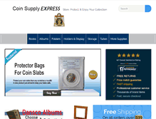 Tablet Screenshot of coinsupplyexpress.com